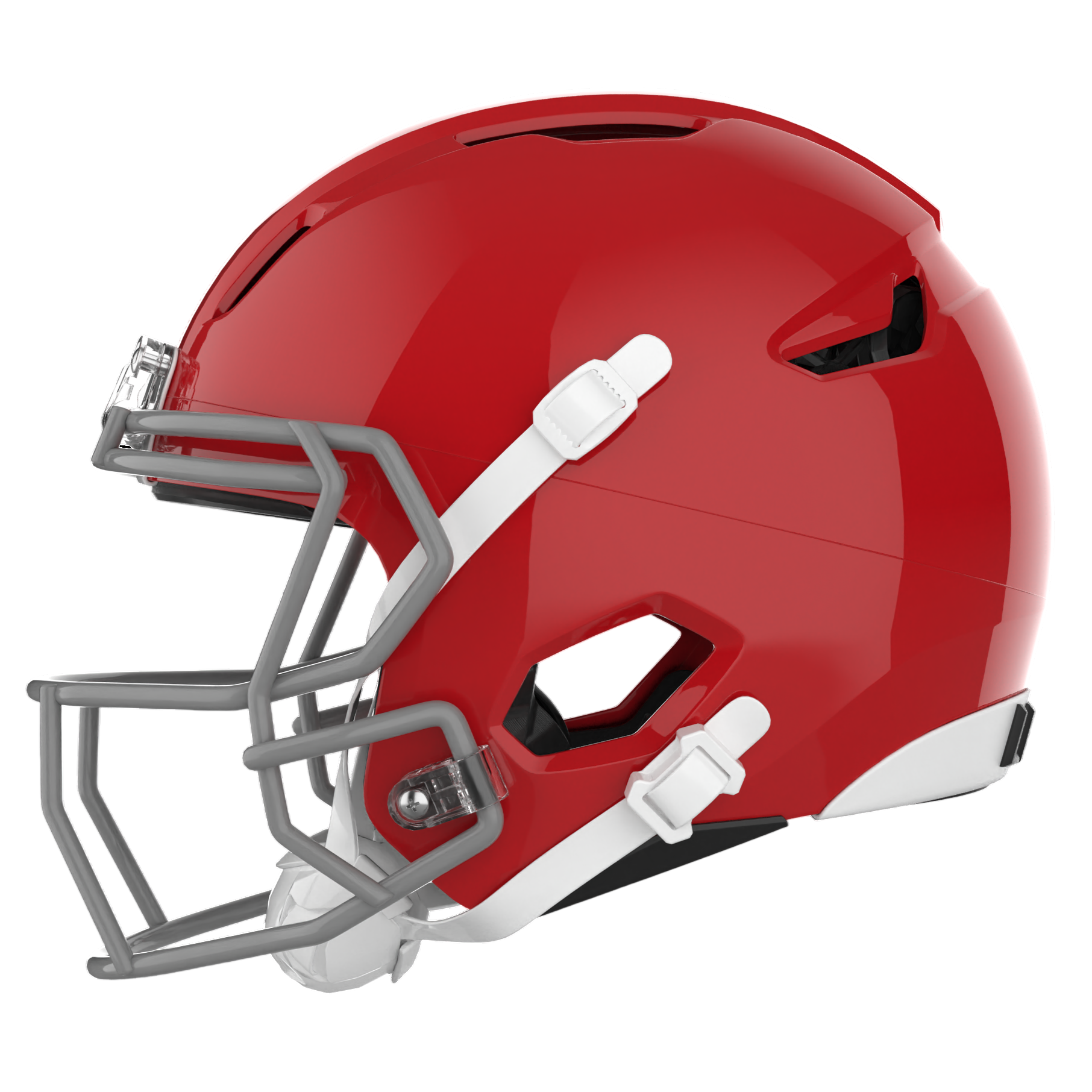 Light Helmets Youth Apache Lightning Football Helmet with Attached Facemask