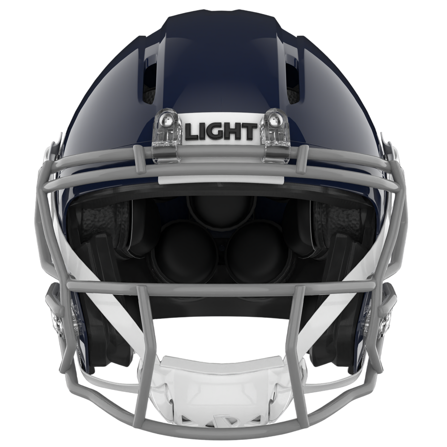 Light Helmets Youth Apache Lightning Football Helmet with Attached Facemask
