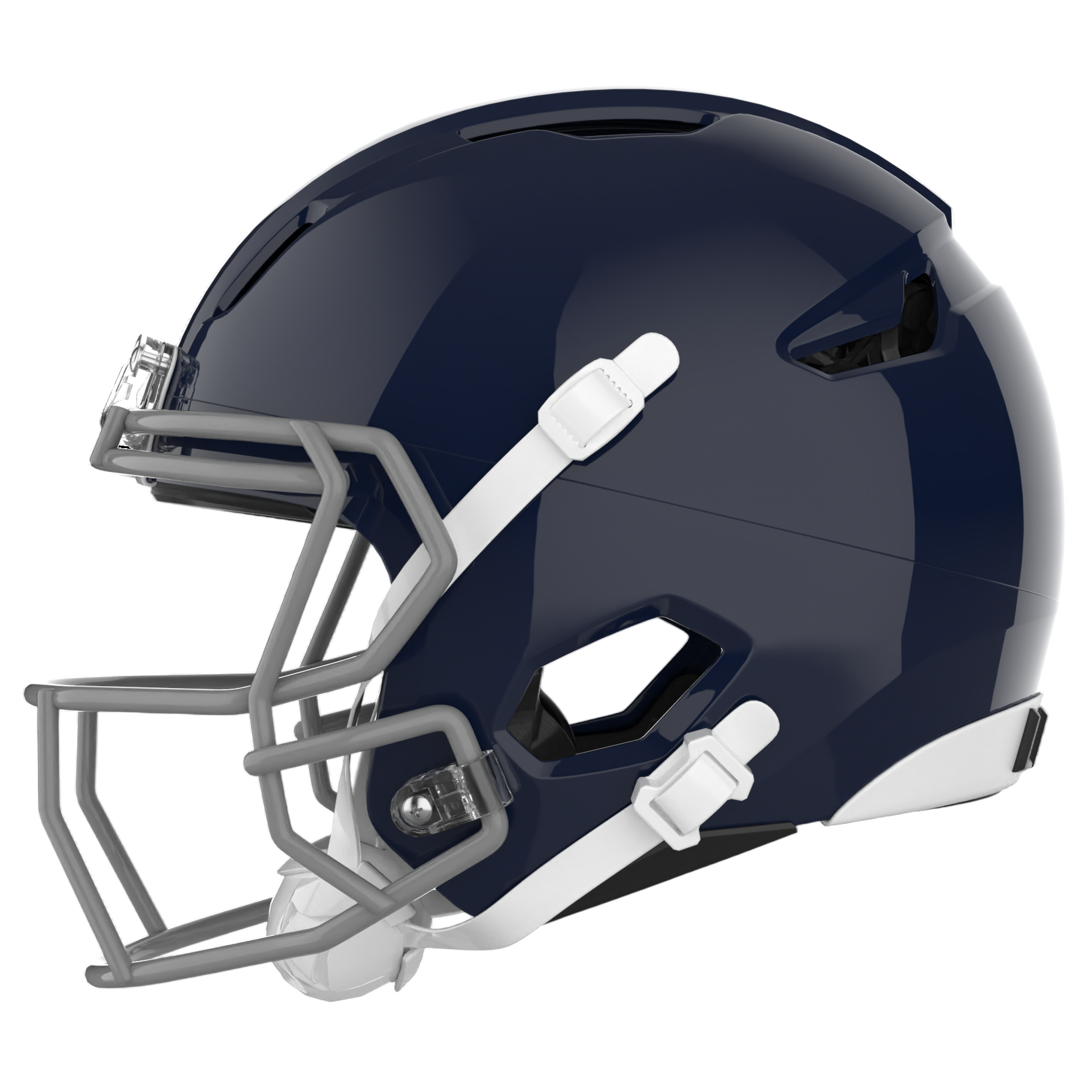 Light Helmets Youth Apache Lightning Football Helmet with Attached Facemask