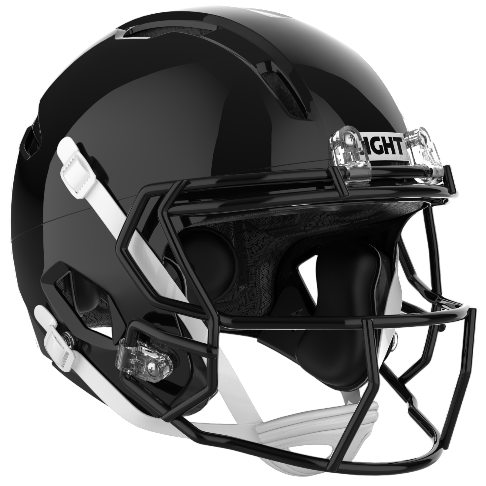 Light Helmets Youth Apache Tomahawk Football Helmet With Attached Facemask