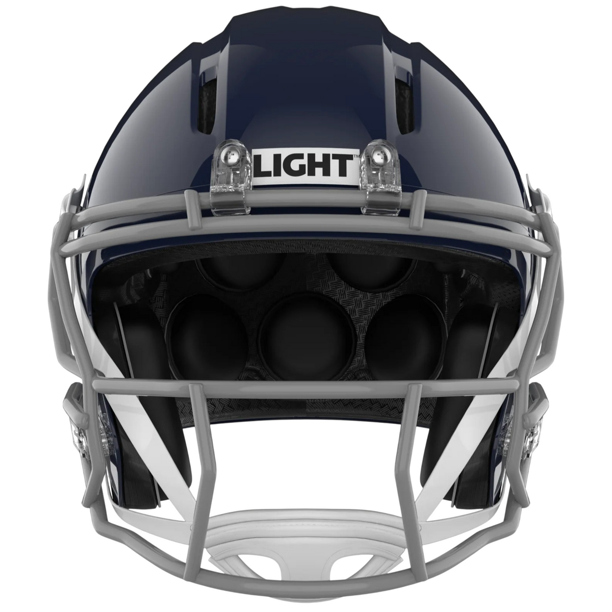 Light Helmets Youth Apache Tomahawk Football Helmet With Attached Facemask