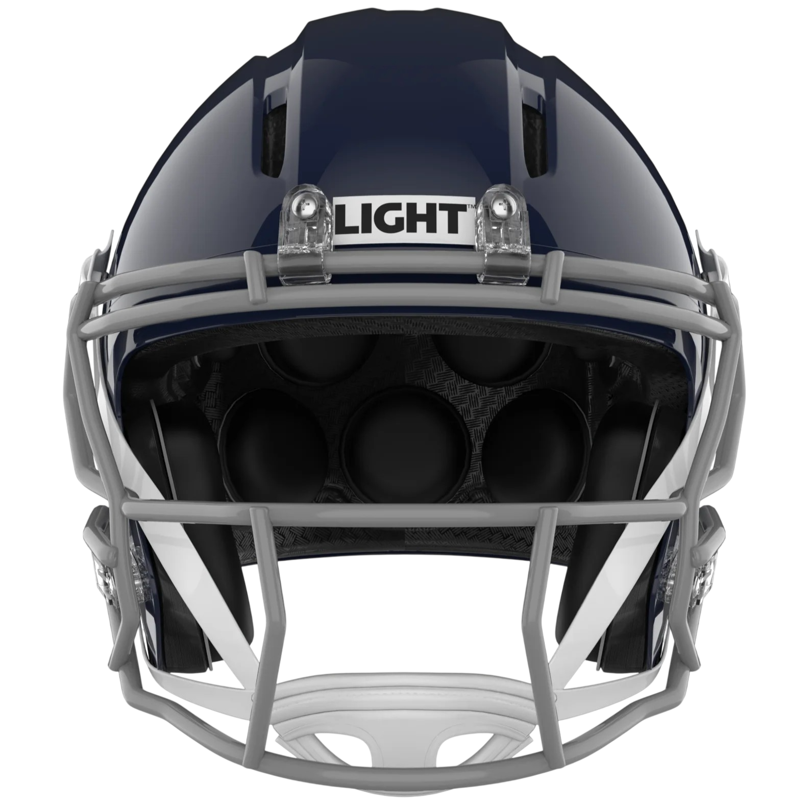 Light Helmets Youth Apache Tomahawk Football Helmet With Attached Facemask