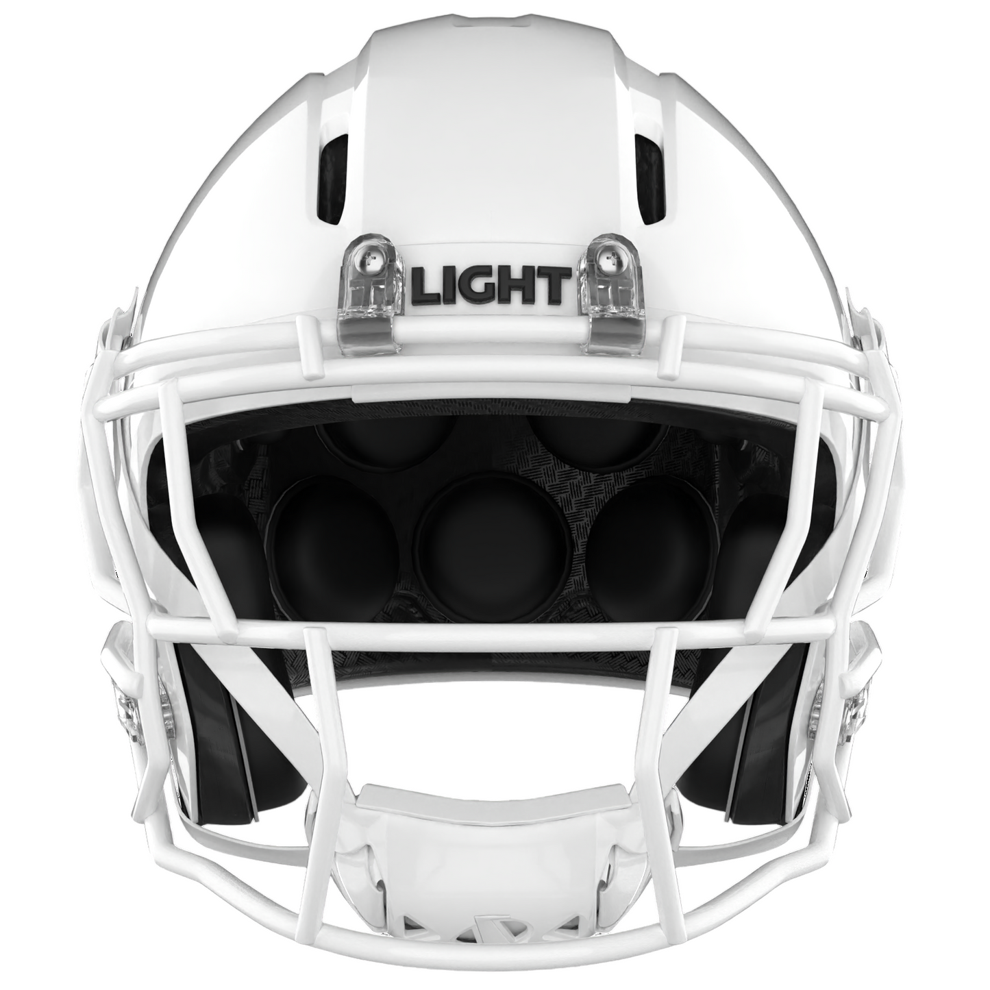 Light Helmets Adult Apache Tomahawk Football Helmet with Attached Facemask