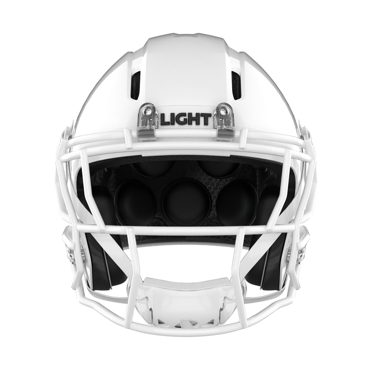 Light Helmets Adult Apache Tomahawk Football Helmet with Attached Facemask