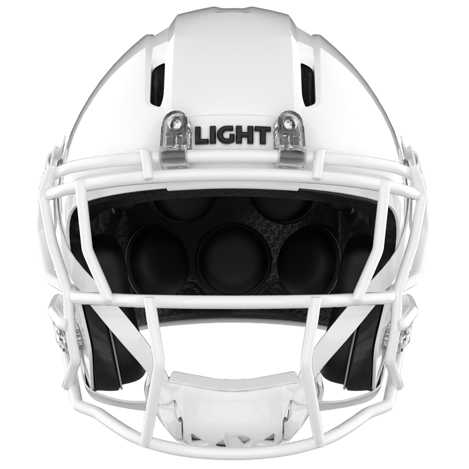 Light Helmets Adult Apache Tomahawk Football Helmet with Attached Facemask