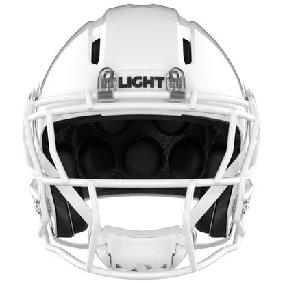 Light Helmets Adult Apache Tomahawk Football Helmet with Attached Facemask