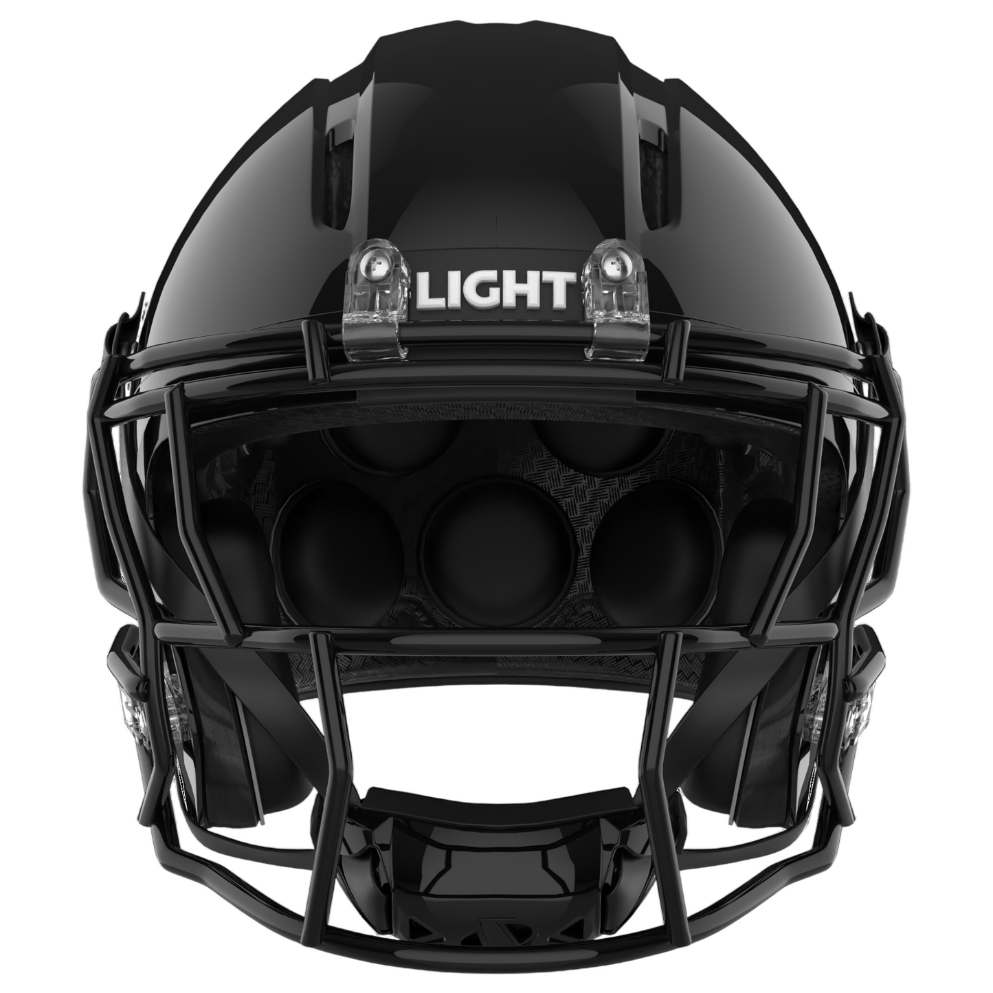 Light Helmets Adult Apache Tomahawk Football Helmet with Attached Facemask