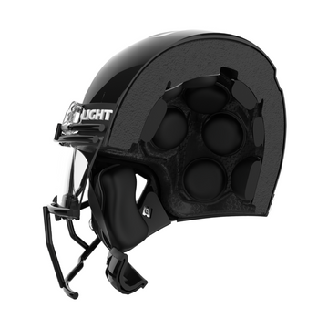 Light Helmets Adult Apache Tomahawk Football Helmet with Attached Facemask