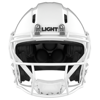 Light Helmets Adult Apache Lightning Football Helmet with Attached Facemask