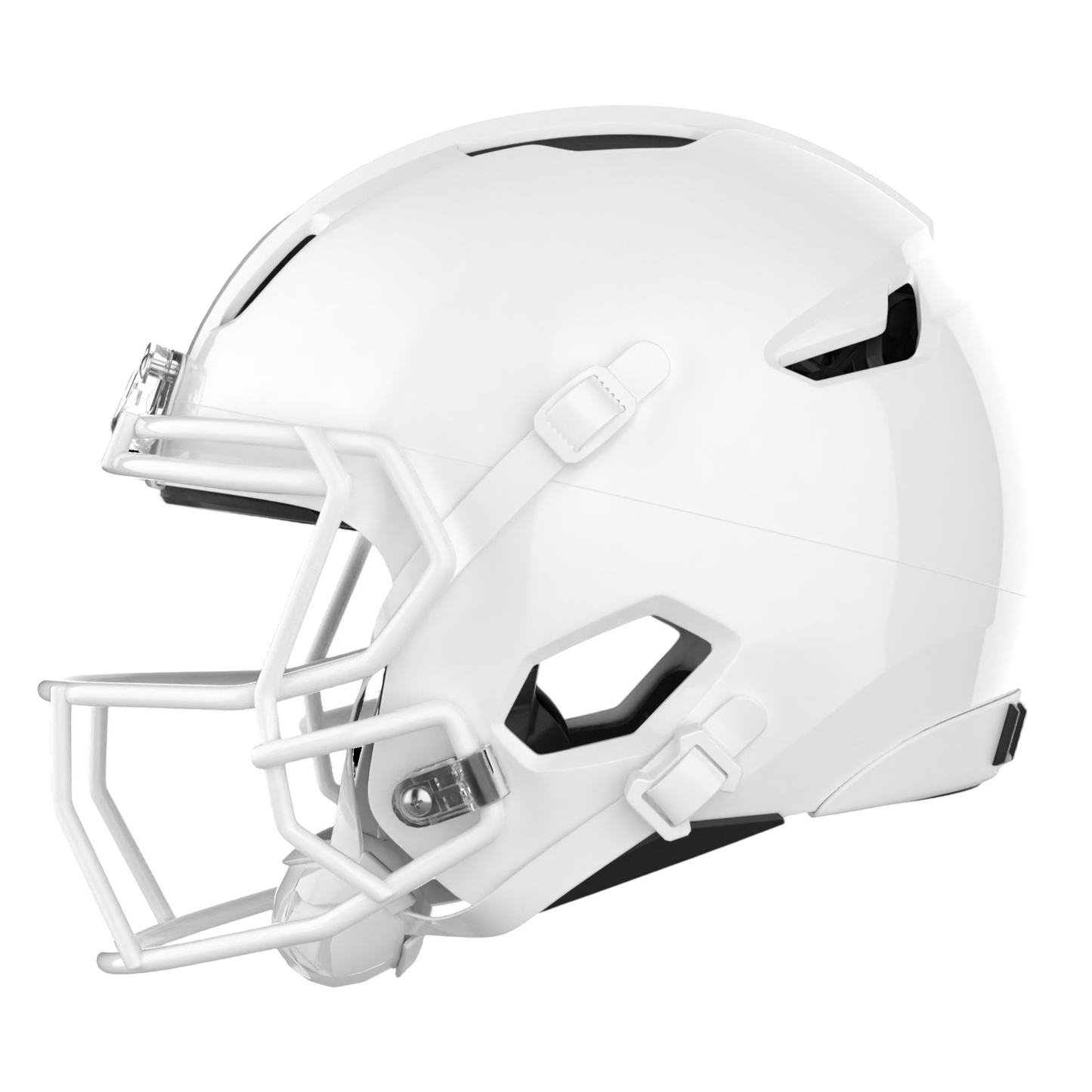 Light Helmets Adult Apache Lightning Football Helmet with Attached Facemask
