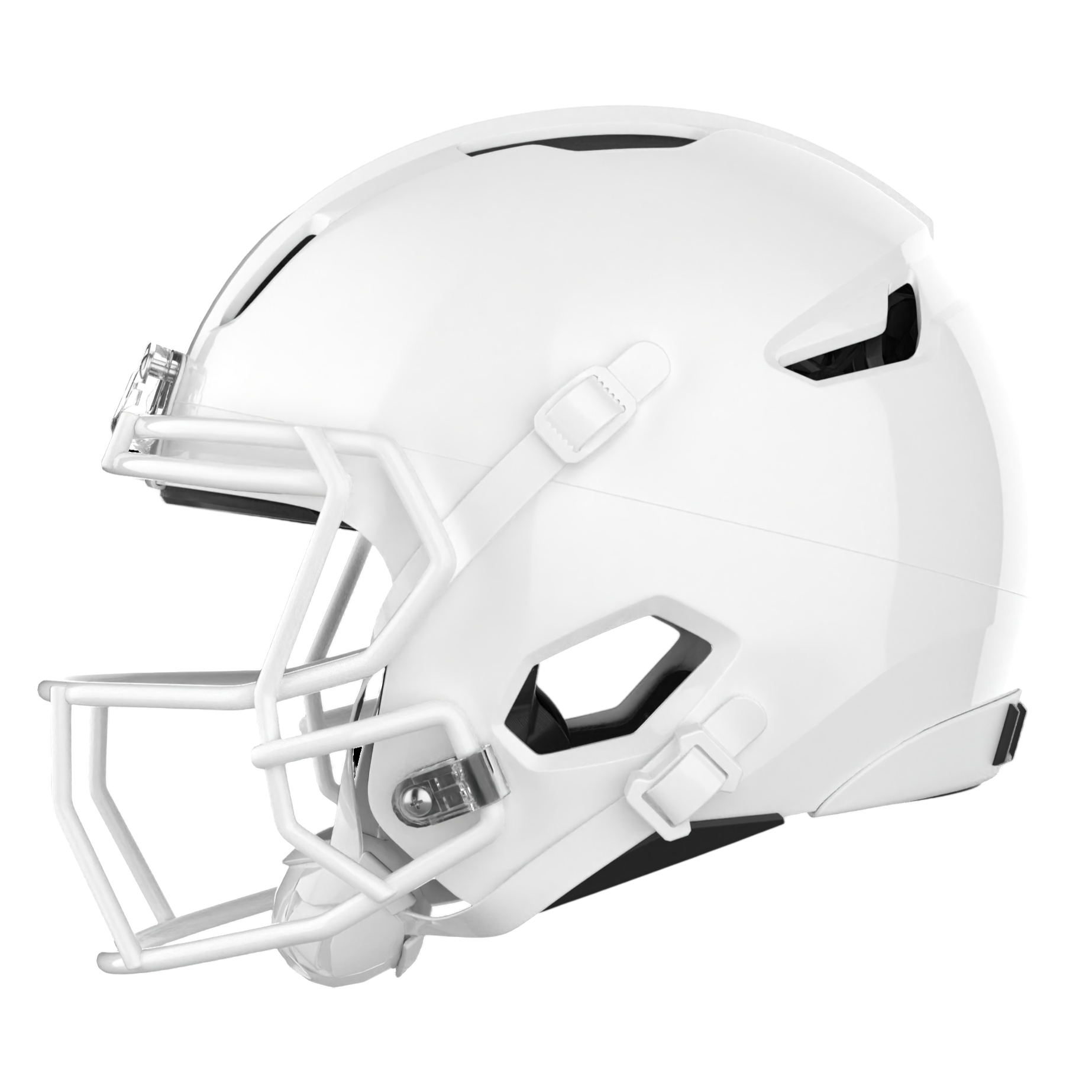 Light Helmets Adult Apache Lightning Football Helmet with Attached Facemask