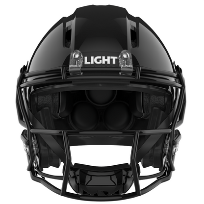 Light Helmets Adult Apache Lightning Football Helmet with Attached Facemask