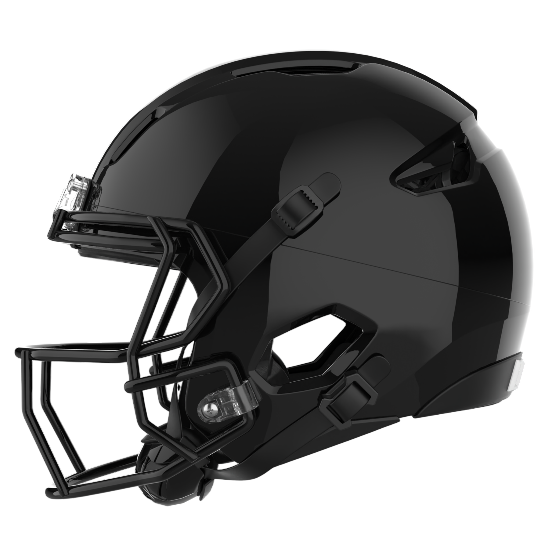 Light Helmets Adult Apache Lightning Football Helmet with Attached Facemask