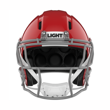 Light Helmets Adult Apache Tomahawk Football Helmet with Attached Facemask