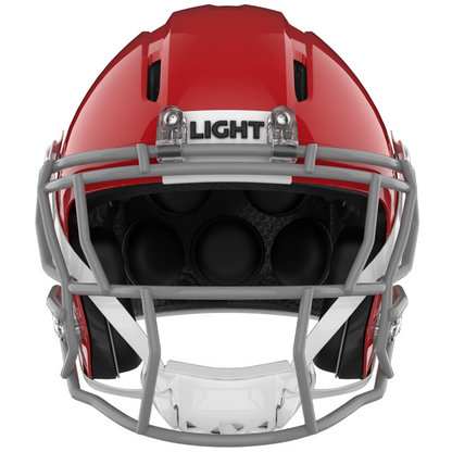 Light Helmets Adult Apache Tomahawk Football Helmet with Attached Facemask