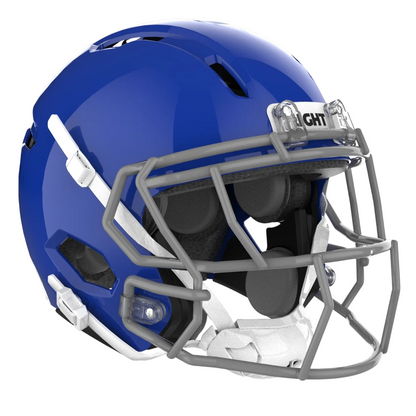 Light Helmets Adult Apache Lightning Football Helmet with Attached Facemask