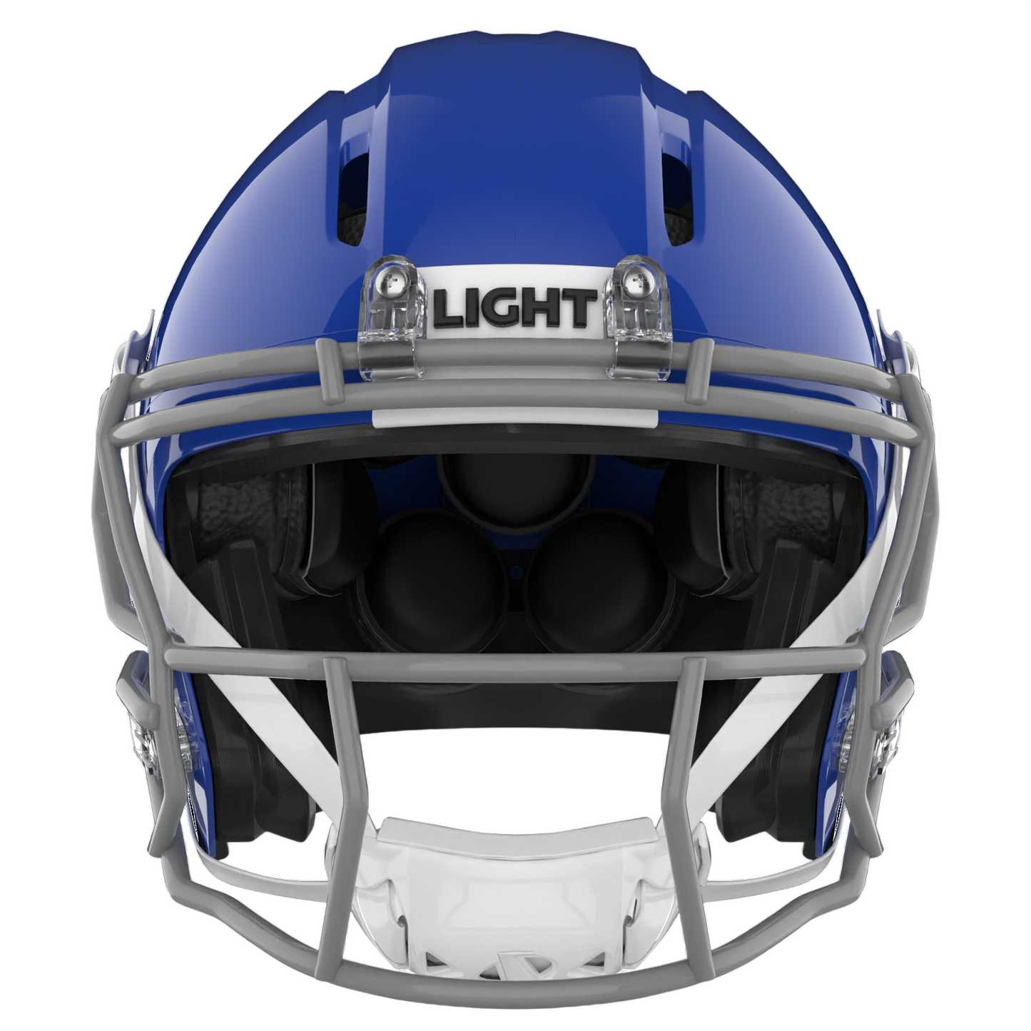 Light Helmets Adult Apache Lightning Football Helmet with Attached Facemask