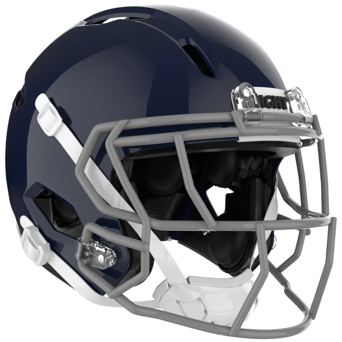 Light Helmets Adult Apache Tomahawk Football Helmet with Attached Facemask