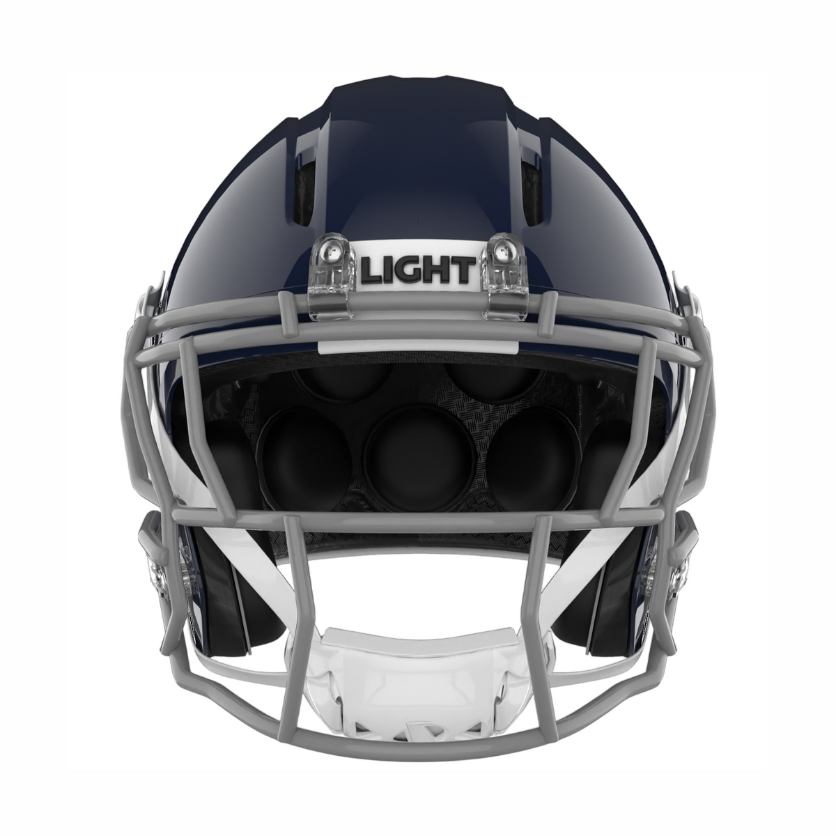Light Helmets Adult Apache Tomahawk Football Helmet with Attached Facemask
