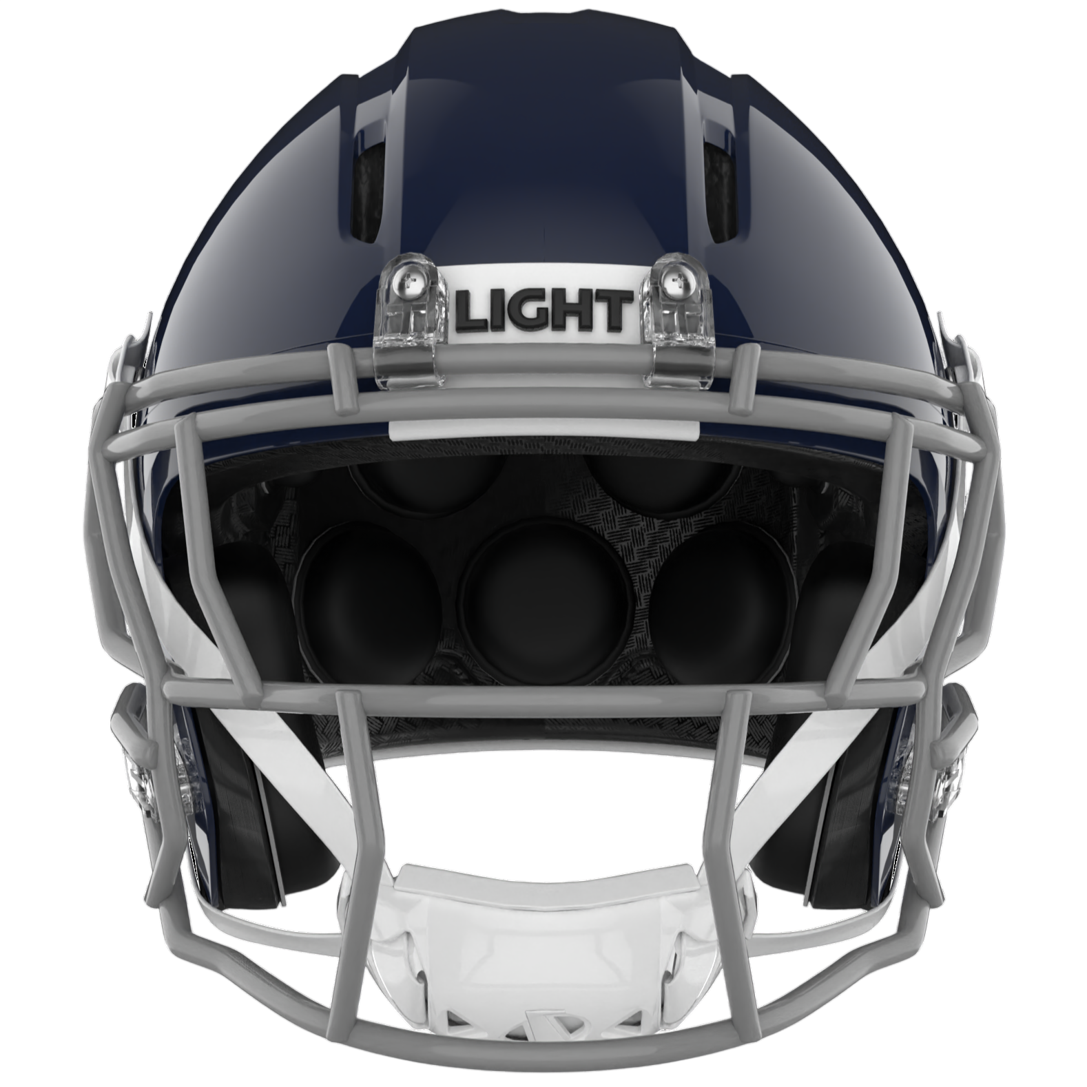 Light Helmets Adult Apache Tomahawk Football Helmet with Attached Facemask