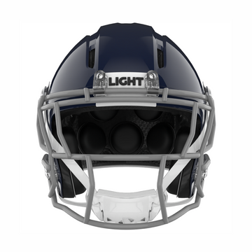 Light Helmets Adult Apache Tomahawk Football Helmet with Attached Facemask