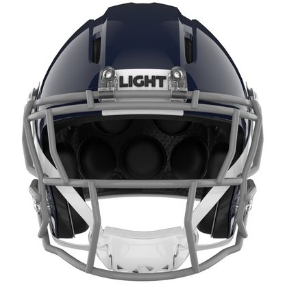 Light Helmets Adult Apache Tomahawk Football Helmet with Attached Facemask