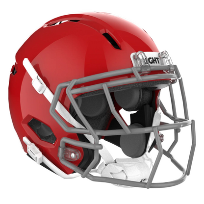 Light Helmets Adult Apache Lightning Football Helmet with Attached Facemask