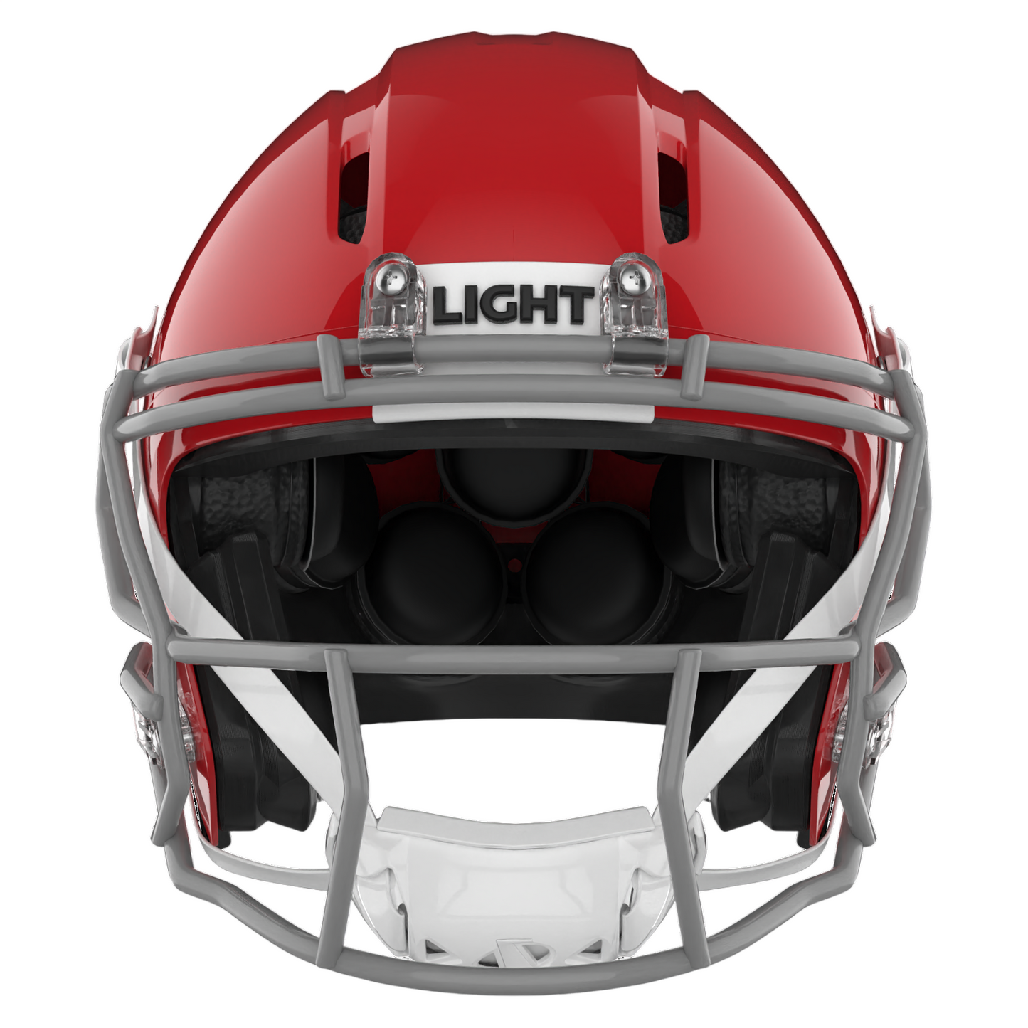 Light Helmets Adult Apache Lightning Football Helmet with Attached Facemask