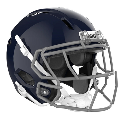 Light Helmets Adult Apache Lightning Football Helmet with Attached Facemask