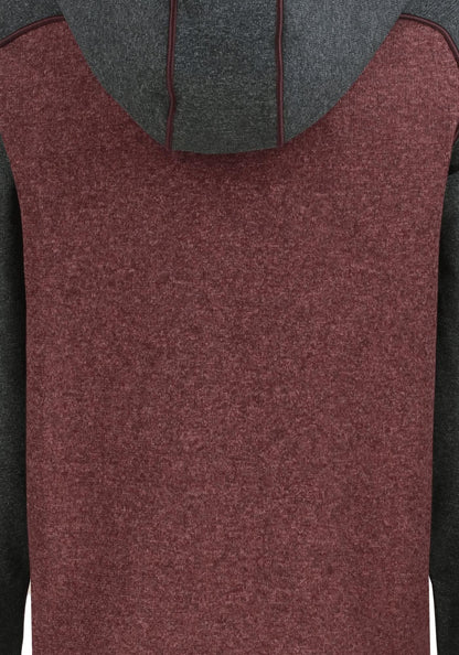 Cutter & Buck Men's Mainsail Sweater-Knit Full Zip Hooded Jacket
