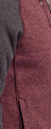Cutter & Buck Men's Mainsail Sweater-Knit Full Zip Hooded Jacket