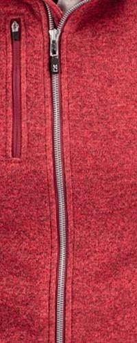 Cutter & Buck Men's Mainsail Sweater-Knit Full Zip Hooded Jacket