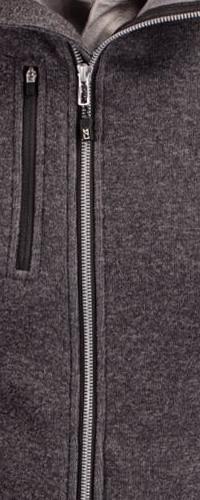 Cutter & Buck Men's Mainsail Sweater-Knit Full Zip Hooded Jacket