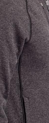 Cutter & Buck Men's Mainsail Sweater-Knit Full Zip Hooded Jacket