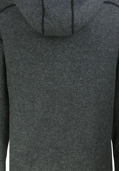 Cutter & Buck Men's Mainsail Sweater-Knit Full Zip Hooded Jacket