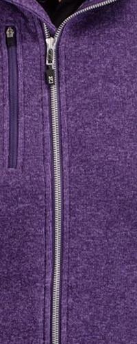 Cutter & Buck Men's Mainsail Sweater-Knit Full Zip Hooded Jacket