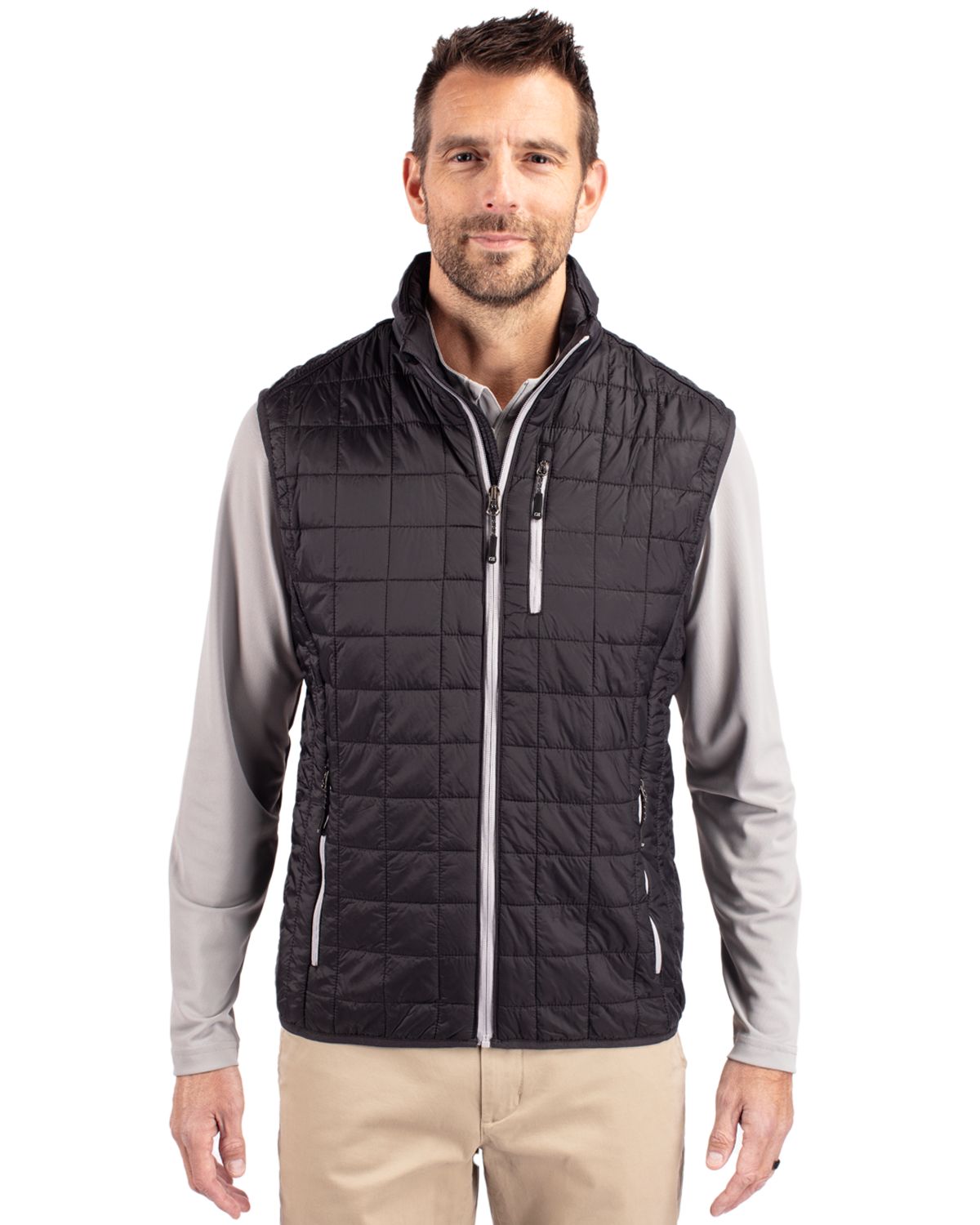Cutter & Buck Men's Rainier Big & Tall Full Zip Vest