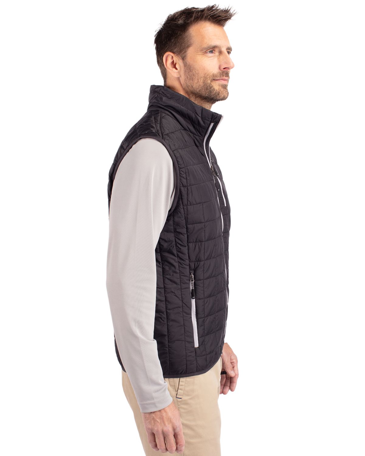 Cutter & Buck Men's Rainier Big & Tall Full Zip Vest