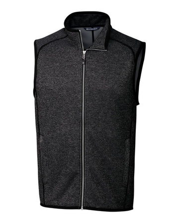 Cutter & Buck Men's Mainsail Sweater-Knit Full Zip Vest