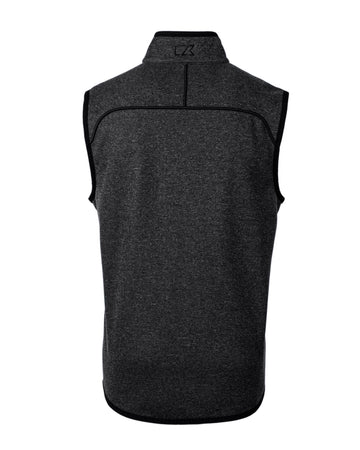 Cutter & Buck Men's Mainsail Sweater-Knit Full Zip Vest