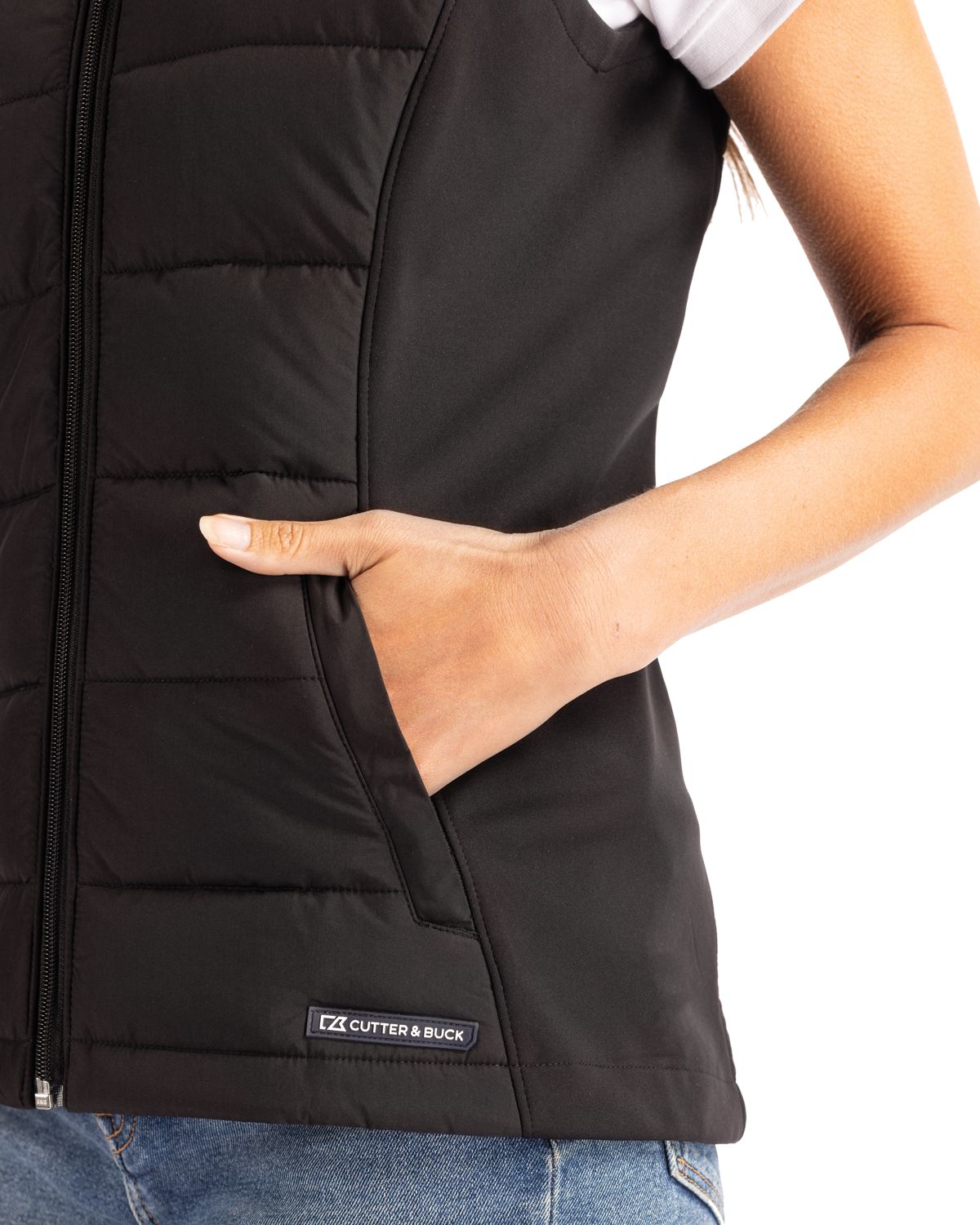 Cutter & Buck Women's Evoke Full Zip Vest