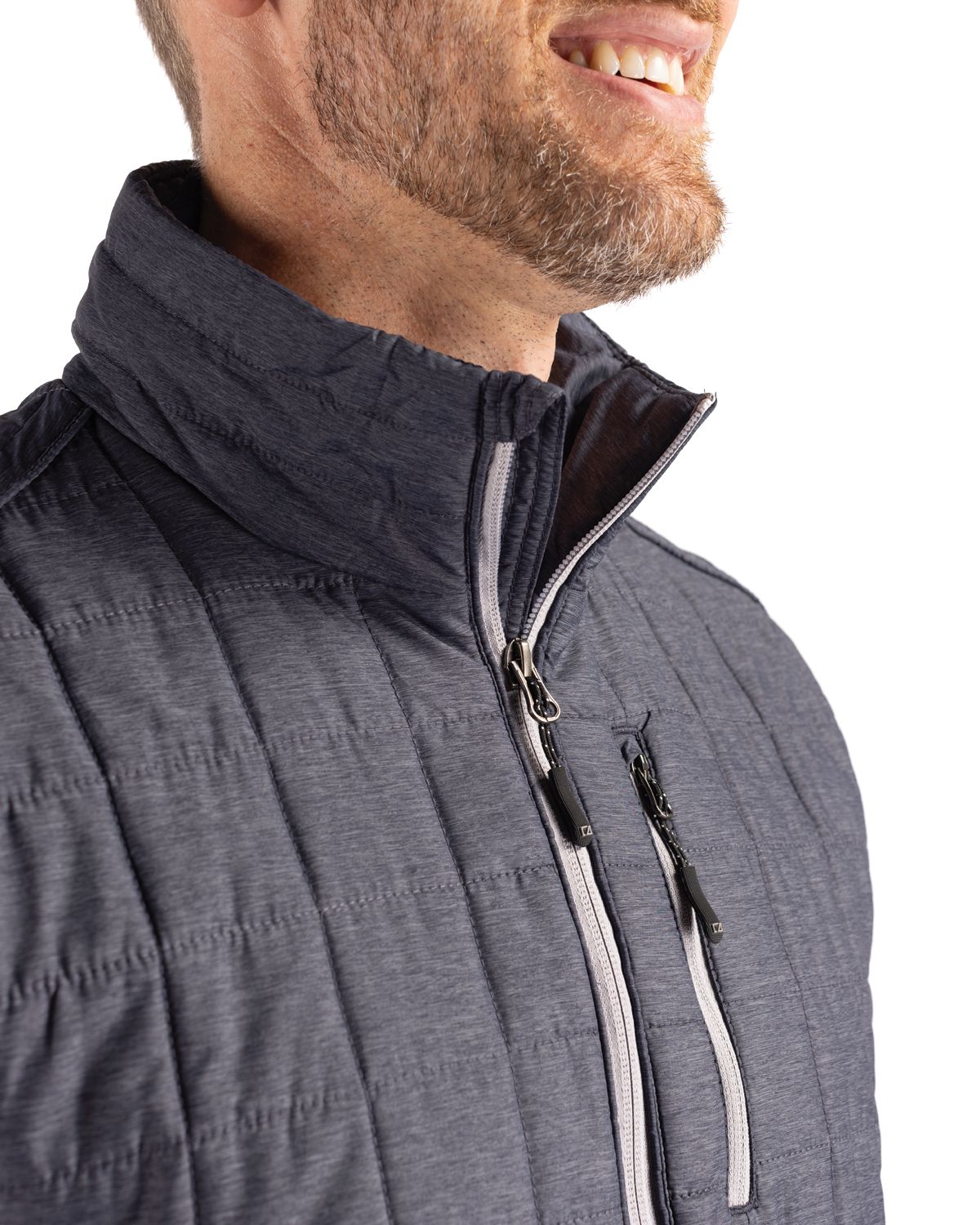 Cutter & Buck Men's Rainier Big & Tall Full Zip Vest