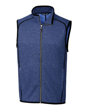 Cutter & Buck Men's Mainsail Sweater-Knit Full Zip Vest