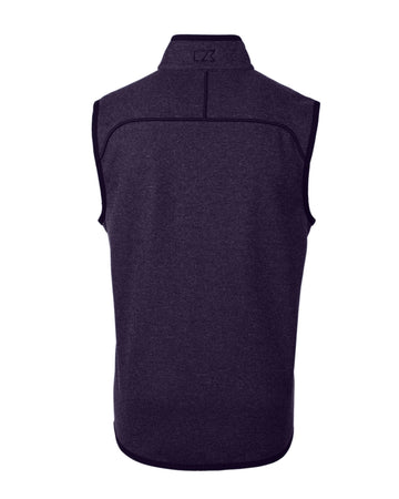 Cutter & Buck Men's Mainsail Sweater-Knit Full Zip Vest-1