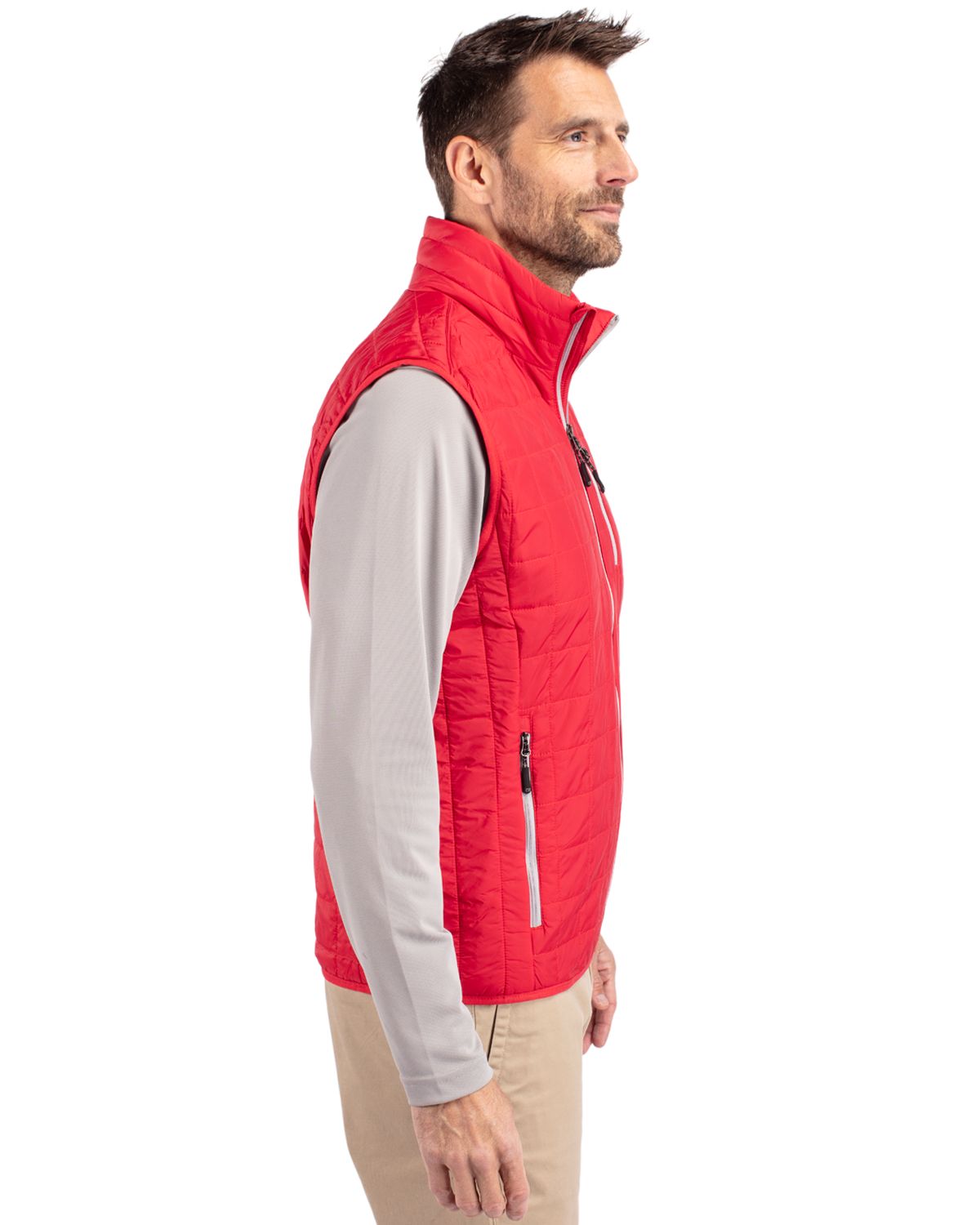 Cutter & Buck Men's Rainier Big & Tall Full Zip Vest