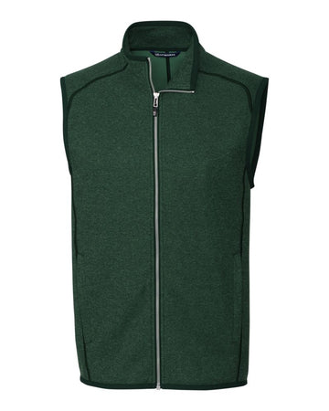 Cutter & Buck Men's Mainsail Sweater-Knit Full Zip Vest