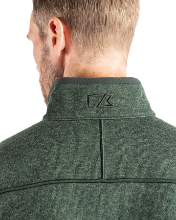 Cutter & Buck Men's Mainsail Sweater-Knit Full Zip Vest