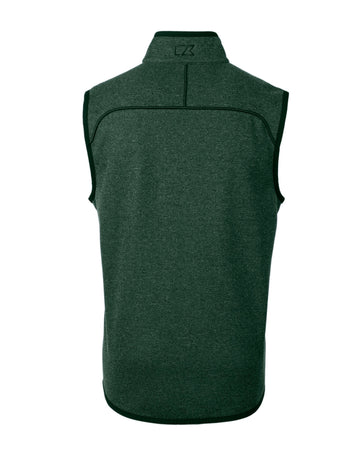 Cutter & Buck Men's Mainsail Sweater-Knit Full Zip Vest