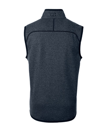 Cutter & Buck Men's Mainsail Sweater-Knit Full Zip Vest