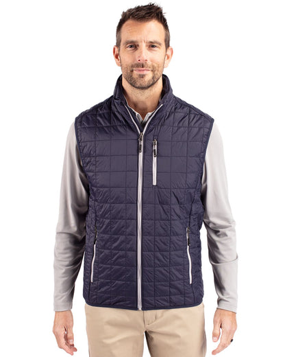 Cutter & Buck Men's Rainier Big & Tall Full Zip Vest